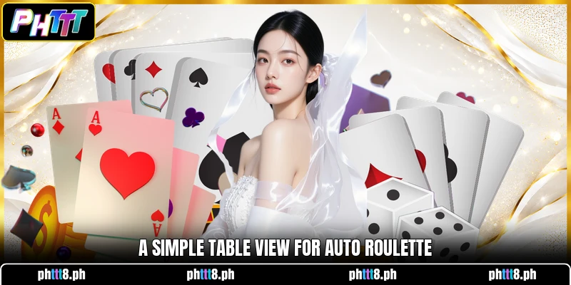 A simple table view for Auto Roulette