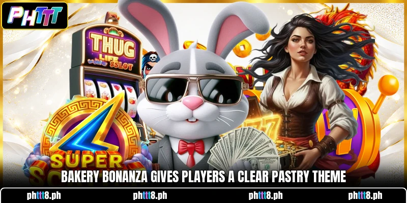 Bakery Bonanza gives players a clear pastry theme Bakery Bonanza gives players a clear pastry theme