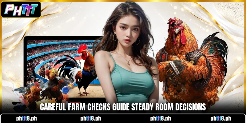 Careful farm checks guide steady room decisions