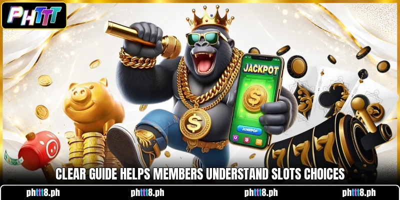 Clear guide helps members understand slots choices