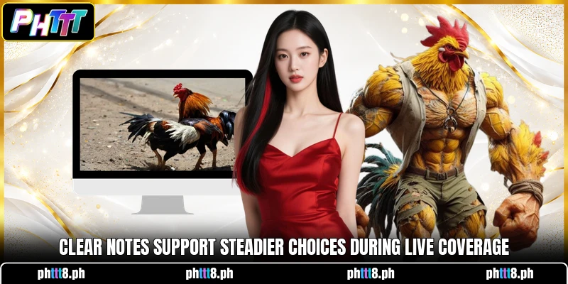 Clear notes support steadier choices during live coverage
