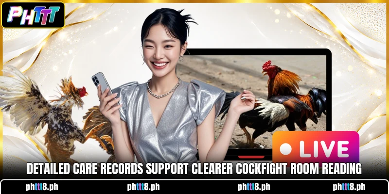 Detailed care records support clearer cockfight room reading