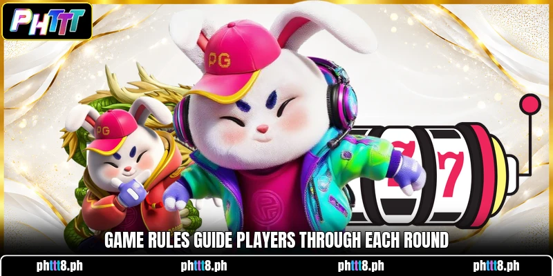 Game rules guide players through each round