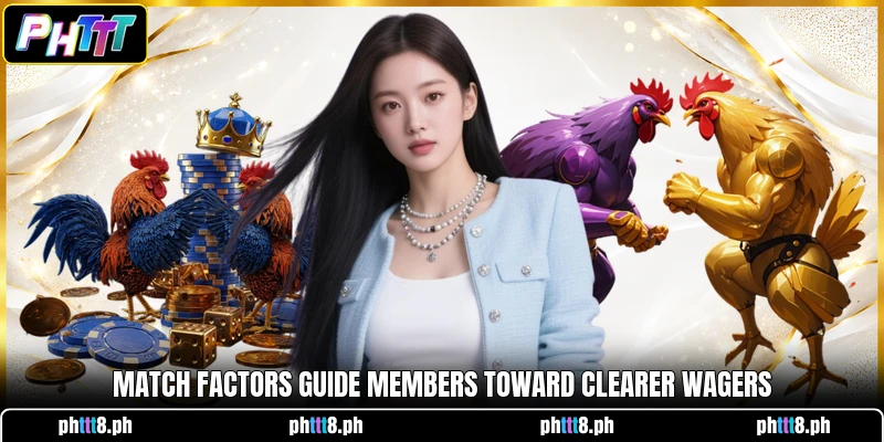 Match factors guide members toward clearer wagers
