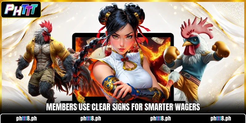 Members use clear signs for smarter wagers