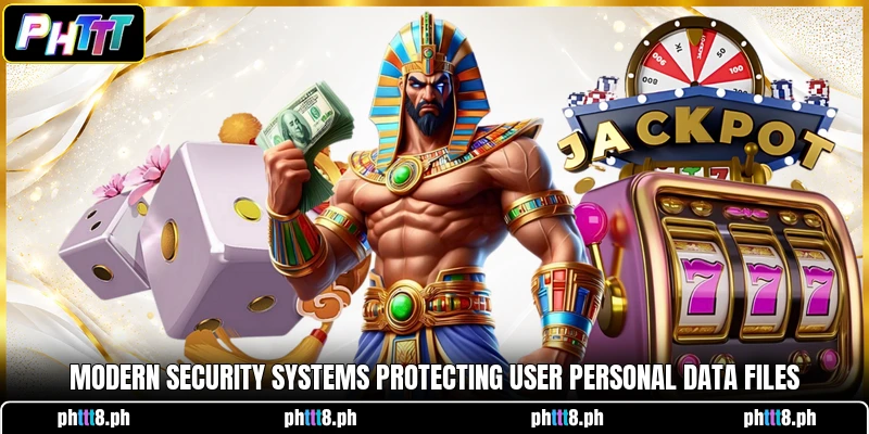 Modern security systems protecting user personal data files Modern security systems protecting user personal data files