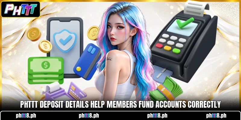 PHTTT deposit details help members fund accounts correctly PHTTT deposit details help members fund accounts correctly