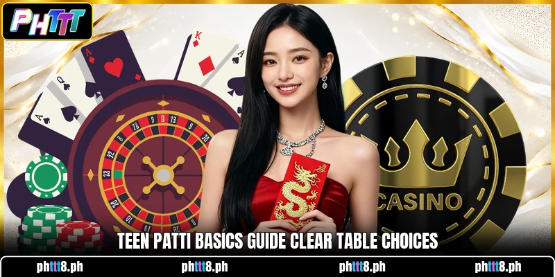 Teen Patti basics guide clear table choices